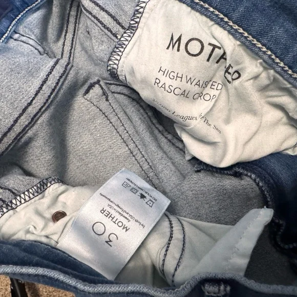 Mother Jeans High Waist Rascal Cropped - Picture 4 of 8